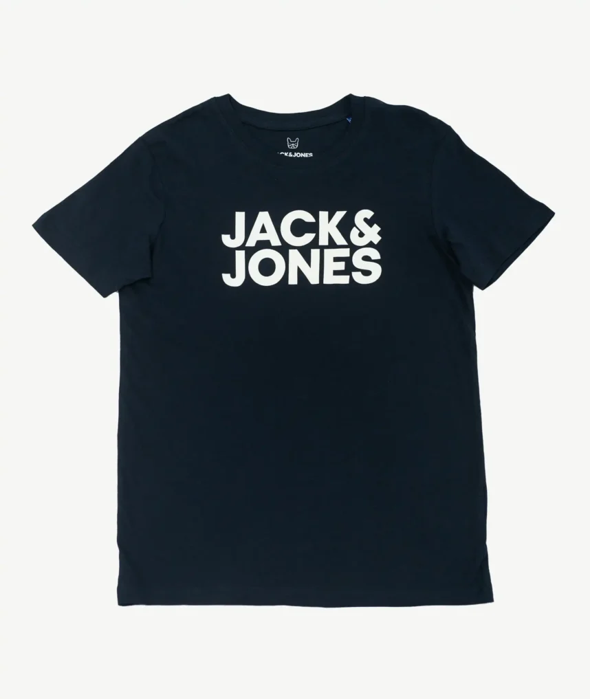 T-Shirts Imprimé JACK&JONES enfant Bleu Nuit